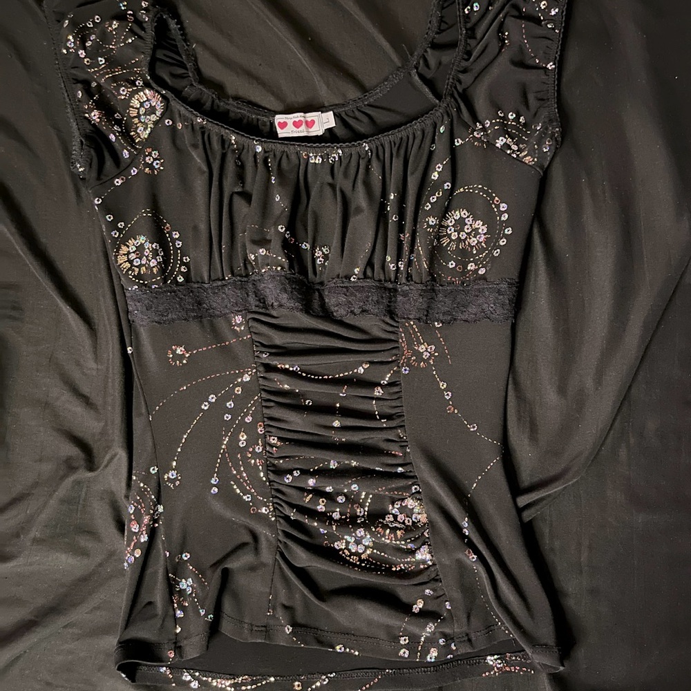 Y2k milkmaid top